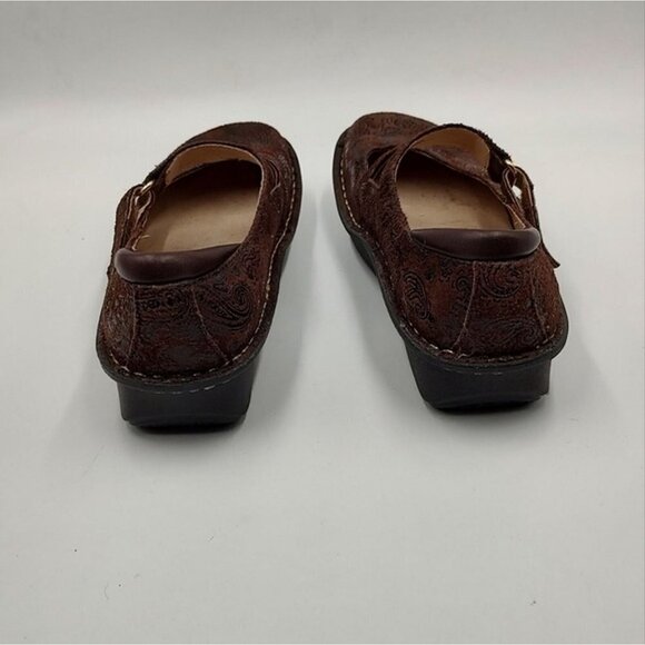 Mary Jane Alegria Shoes Nwob Alegria Jil women\'s brown leather Mary Jane sandals Sz 36